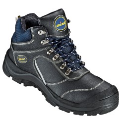 1 Paar WICA Schnürstiefel EN ISO 20345 S3 Schwarz/Blau, robust und sicher für den professionellen Einsatz