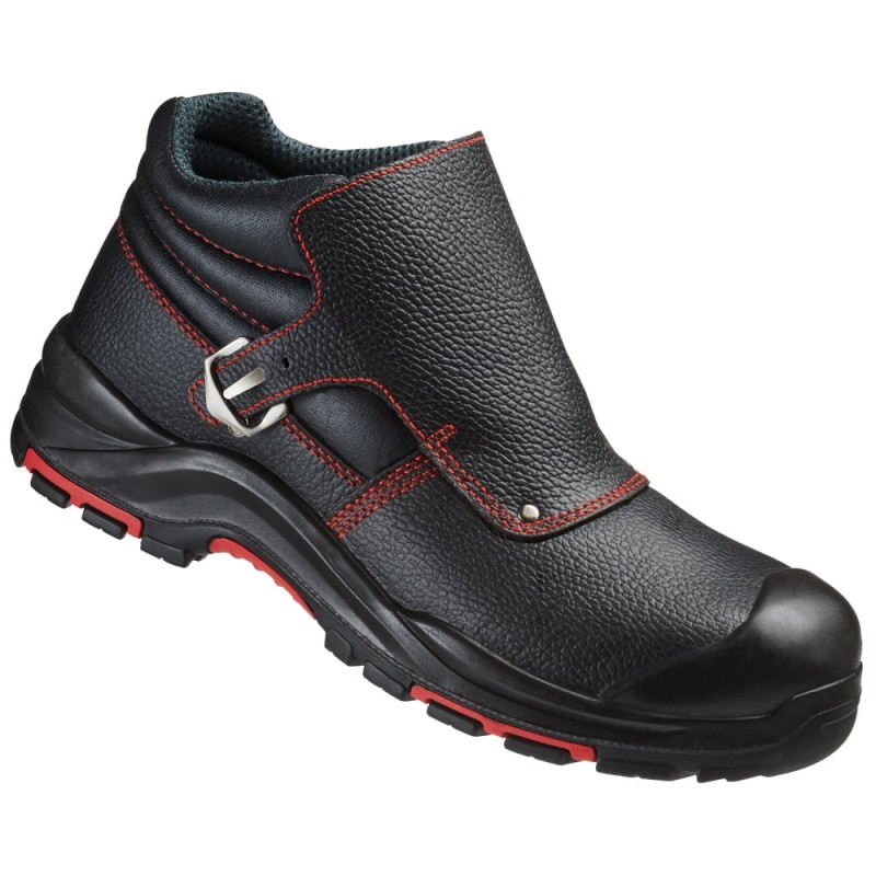 1 Paar MAGDEBURG Schweisser-Stiefel aus Leder, schwarz, EN ISO 20345 S3 HRO SRC zertifiziert