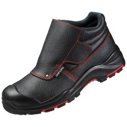 1 Paar CRAFTLAND Schweisser-Stiefel EN ISO 20345 S3 HRO SRC aus schwarzem Leder