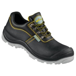 1 Paar WICA Halbschuhe Sicherheitsklasse S3 mit rutschfester SRC-Sohle in Schwarz/Gelb