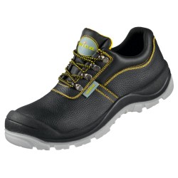 1 Paar WICA Halbschuhe Sicherheitsklasse S3 mit rutschfester SRC-Sohle in Schwarz/Gelb