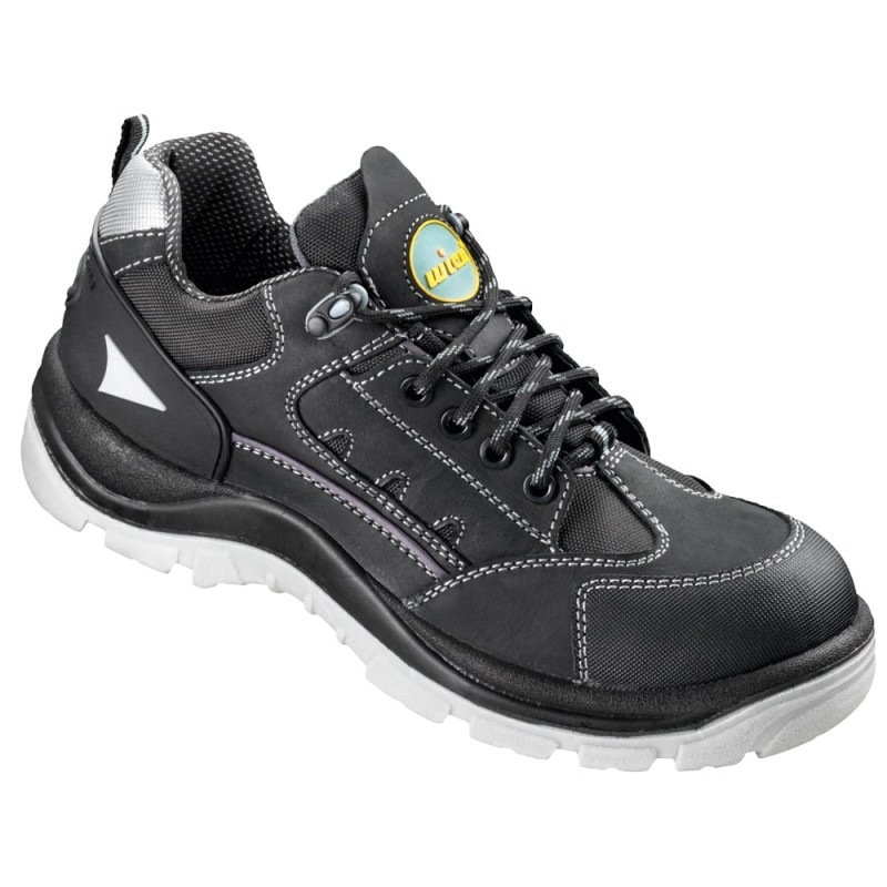 1 Paar CESARO Halbschuhe aus WICA®-Material, schwarz, EN ISO 20345:2011 S3 SRA zertifiziert