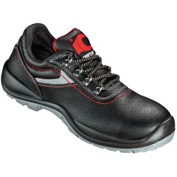 1 Paar CRAFTLAND® Bergedorf Halbschuhe, schwarz, EN ISO 20345 S3, robust und sicher für den Arbeitseinsatz