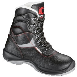 1 Paar CRAFTLAND® Winterschneestiefel EN ISO 20345 S3 CI SRC aus schwarzem Material, Grösse 38 - 52