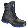 1 Paar CRAFTLAND Winterschnürstiefel aus schwarzem und blauen Leder, EN ISO 20345 S3 SRC, ideal für den Winter