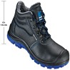 1 Paar CRAFTLAND Winterschnürstiefel S3 SRC aus schwarzem und blauem Material