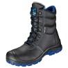 1 Paar CRAFTLAND Winterschnürstiefel aus schwarzem und blauen Leder, EN ISO 20345 S3 SRC, ideal für den Winter