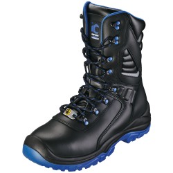 1 Paar CRAFTLAND Schnürstiefel EN ISO 20345 S3S FO SR ESD aus Schwarz/Blauem Material