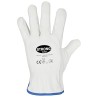 60 Paar Silverstone Stronghand Handschuhe aus Rind-Nappa-Leder in Natur, CAT 2 zertifiziert für hohe