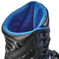 1 Paar CRAFTLAND Schnürstiefel EN ISO 20345 S3S FO SR ESD aus Schwarz/Blauem Material