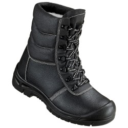 1 Paar Saalfeld Wintersch schnürstiefel aus Leder, schwarz, EN ISO 20345 S3 SRA, für optimalen Schutz und Komfort