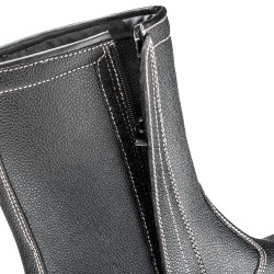 1 Paar Schneeberg Winterschafstiefel Sicherheitsstiefel aus schwarzem Leder mit EN ISO 20345 S3 SRA Zertifizierung
