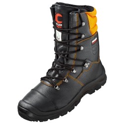 1 Paar Craftland Forst-Schnürstiefel aus robuster Robinie, schwarz, EN ISO 17249 S3, CI, FO, WR, CR, HRO, SRA