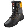 1 Paar Craftland Forst-Schnürstiefel aus robuster Robinie, schwarz, EN ISO 17249 S3, CI, FO, WR, CR, HRO, SRA