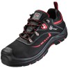 1 Paar Elysee Halbschuhe S3 HRO SR FO aus schwarzem und rotem Material