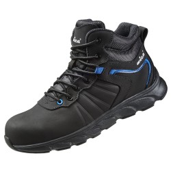1 Paar WICA Schnürstiefel Sicherheitsstiefel Schwarz/Blau EN ISO 20345:2011 S3 SRC