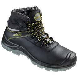 1 Paar RIVELLO Schnürstiefel EN ISO 20345 S3 SRC aus schwarzem und gelbem WICA®-Material