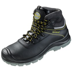 1 Paar RIVELLO Schnürstiefel EN ISO 20345 S3 SRC aus schwarzem und gelbem WICA®-Material