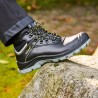 1 Paar RIVELLO Schnürstiefel EN ISO 20345 S3 SRC aus schwarzem und gelbem WICA®-Material