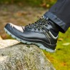 1 Paar RIVELLO Schnürstiefel EN ISO 20345 S3 SRC aus schwarzem und gelbem WICA®-Material