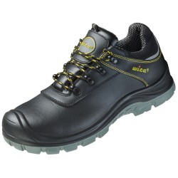 1 Paar WICA Halbschuhe Sicherheitsklasse EN ISO 20345 S3 SRC Schwarz/Gelb