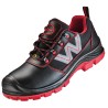 1 Paar Belluno Halbschuhe S3 FO SR ESD aus WICA® in Schwarz/Rot, Grösse 38
