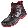1 Paar WICA Schnürstiefel EN ISO 20345 S3 FO SR ESD Schwarz/Rot
