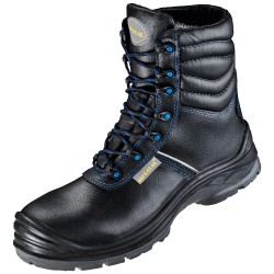 1 Paar WICA Winterschnürstiefel EN ISO 20345 S3 aus Schwarz Leder für höchste Sicherheit und Komfort
