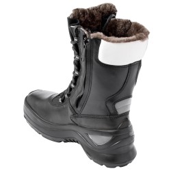 1 Paar LAVORO Winterschnürstiefel EN ISO 20345:2011 S3 CI SRC, schwarz, robust und sicher für den Winter