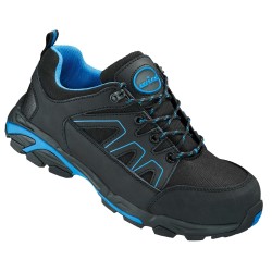 1 Paar WICA Halbschuhe Sicherheitsklasse S3 SRC Schwarz/Blau