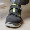 1 Paar Elysee ESD-Sandalen aus Schwarz-Gelb mit EN ISO 20345:2011 S1P SRC Sicherheitsstandard