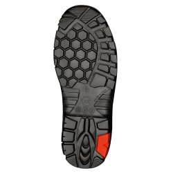 1 Paar ELYSEE S3 Schnürstiefel aus Leder in Schwarz/Silber nach EN ISO 20345:2011 S3 SRC