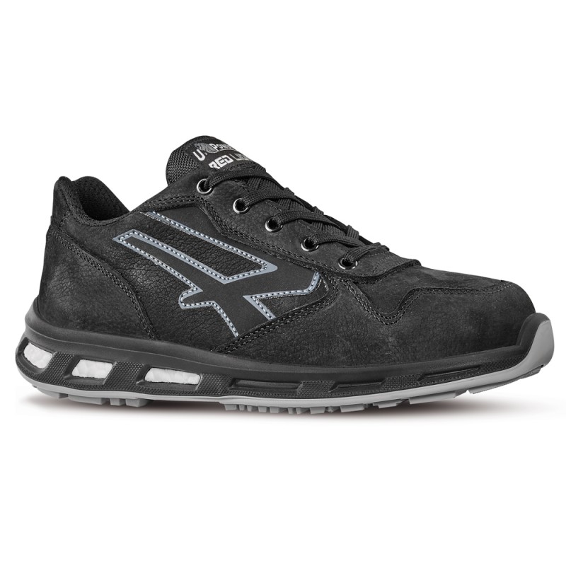 1 Paar U-Power Halbschuhe Sicherheitsklasse S3 Schwarz ESD EN ISO 20345 CI SRC, rutschfest und atmungsaktiv