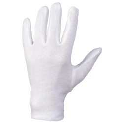 600 Paar ANSHAN GOODJOB Baumwollhandschuhe Trikot weiss Cat 1