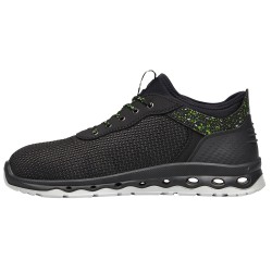 1 Paar JUPITER S3 Halbschuhe Levity-X Schwarz/Grün EN ISO 20345 S3 SRC ESD