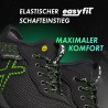 1 Paar JUPITER S3 Halbschuhe Levity-X Schwarz/Grün EN ISO 20345 S3 SRC ESD