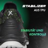 1 Paar JUPITER S3 Halbschuhe Levity-X Schwarz/Grün EN ISO 20345 S3 SRC ESD