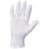 600 Paar ANSHAN GOODJOB Baumwollhandschuhe Trikot weiss Cat 1