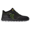 1 Paar Levity-X Halbschuhe S3 ESD Schwarz/Grün EN ISO 20345 SRC