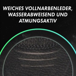 1 Paar Levity-X Halbschuhe S3 ESD Schwarz/Grün EN ISO 20345 SRC