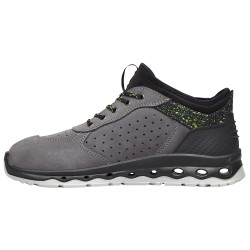1 Paar NEPTUNE S1P Halbschuhe aus LEVITY-X in Grau/Grün, EN ISO 20345 S1P SRC ESD zertifiziert