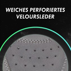 1 Paar NEPTUNE S1P Halbschuhe aus LEVITY-X in Grau/Grün, EN ISO 20345 S1P SRC ESD zertifiziert