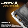1 Paar Levity-X Halbschuhe EN ISO 20345 S1P SRC ESD aus schwarzem und orangefarbenem Material