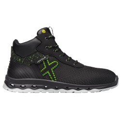 1 Paar Levity-X Schnürstiefel EN ISO 20345 S3 SRC ESD schwarz/grün