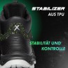 1 Paar Levity-X Schnürstiefel EN ISO 20345 S3 SRC ESD schwarz/grün