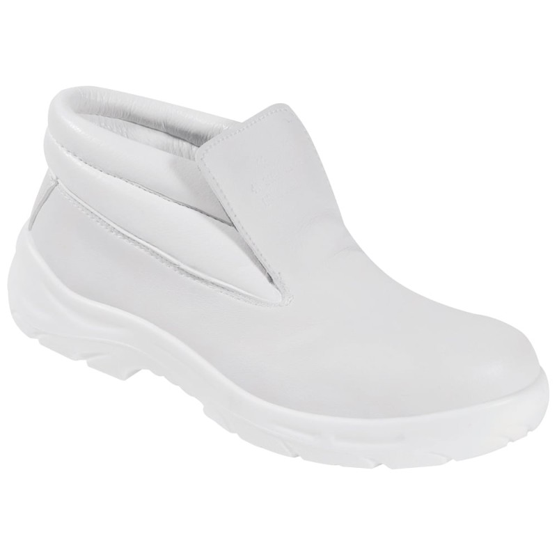 1 Paar LESI Slipper-Stiefel EN ISO 20345 S2 aus hochwertigem Weiss für optimalen Schutz und Komfort