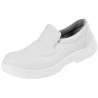 1 Paar VASTO Slipper Sicherheitsschuhe EN ISO 20345 S2 in Weiss mit rutschfester Sohle für optimalen Halt