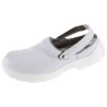 1 Paar ORTONA Clogs Sicherheitsschuhe EN ISO 20345 SB E A aus weissem Kunststoff
