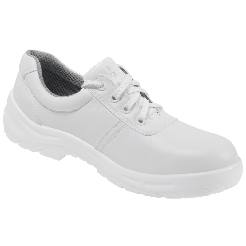 1 Paar Termoli Halbschuhe aus robustem Material in Weiss, EN ISO 20345 S2 zertifiziert für sicheren Einsatz
