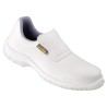 1 Paar WICA® Cesena Slipper Sicherheitsschuhe Leder Weiss EN ISO 20345 S2 SRC
